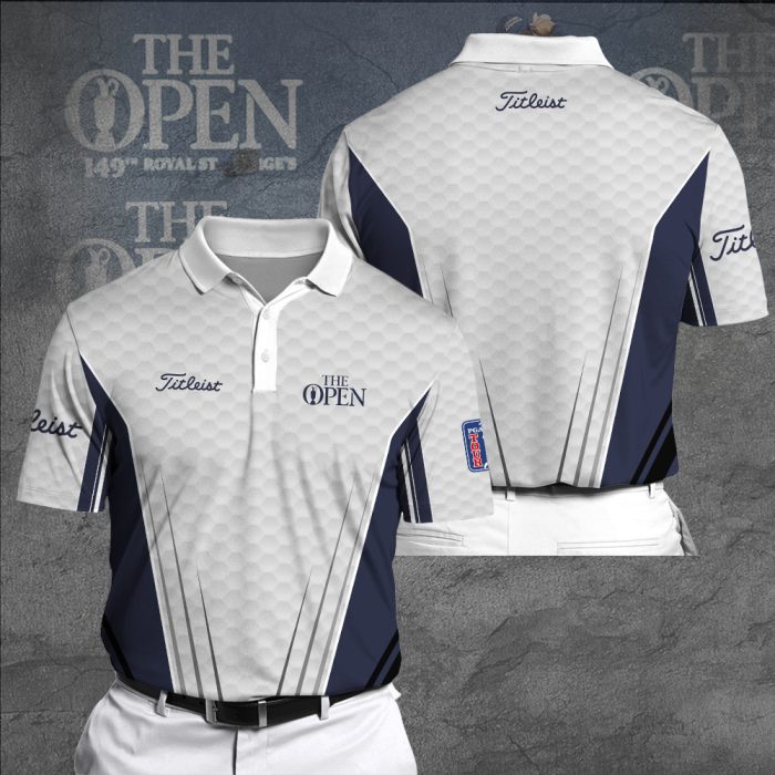 The Open Championship Titleist Polo Shirt Golf Shirt 3D PLS002