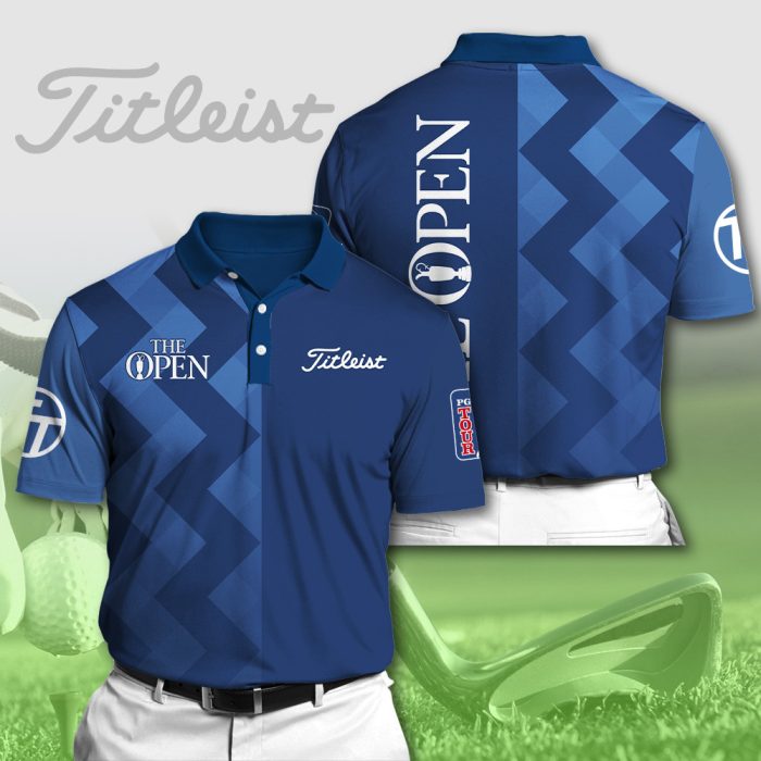 The Open Championship Titleist Polo Shirt Golf Shirt 3D PLS013