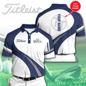 The Open Championship Titleist Polo Shirt Golf Shirt 3D PLS034