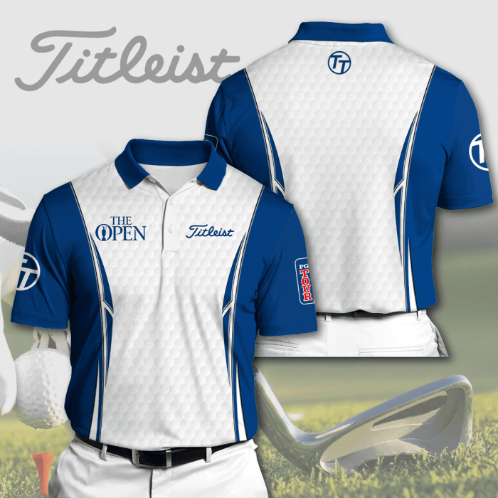 The Open Championship Titleist Polo Shirt Golf Shirt 3D PLS244