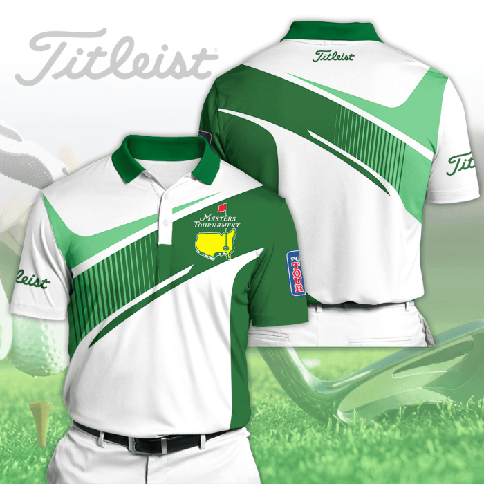 Titleist Masters Tournament Polo Shirt Golf Shirt 3D PLS235