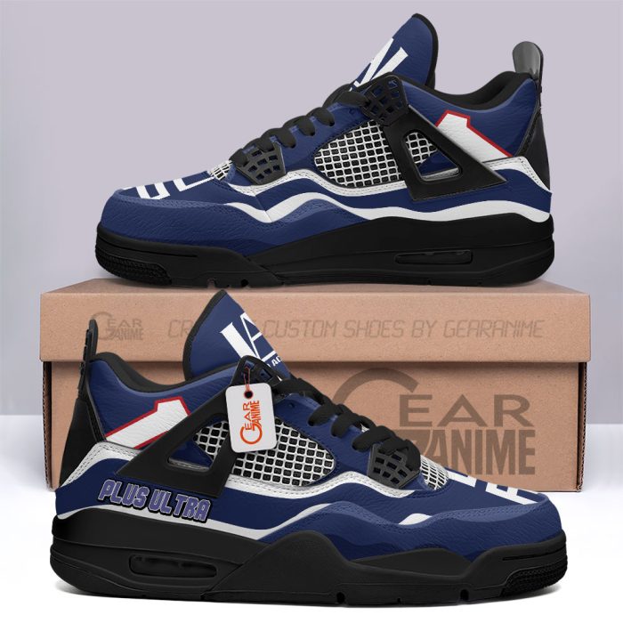 U.A. High School Gym Jordan 4 Sneakers MHA Anime Personalized Shoes JD503