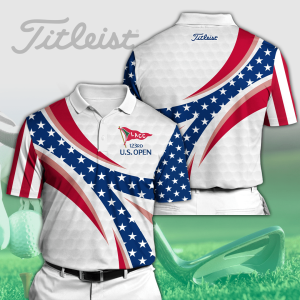 U.S. Open Championship Titleist Polo Shirt Golf Shirt 3D PLS195