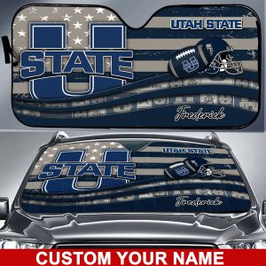 Utah State Aggies NCAA Car Sun Shade CSS0581