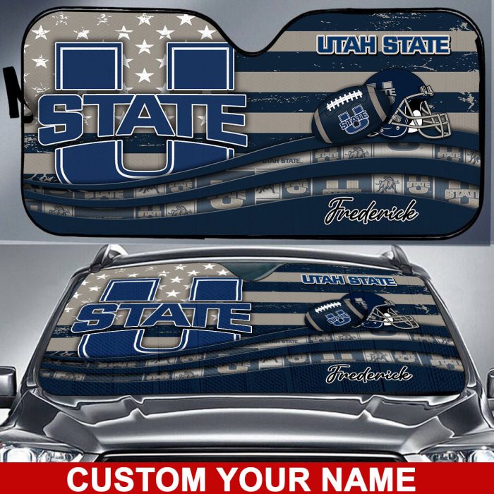 Utah State Aggies NCAA Car Sun Shade CSS0581