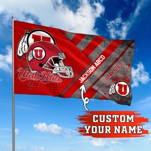 Utah Utes NCAA Personalized Fly Flag Outdoor Flag Fl057