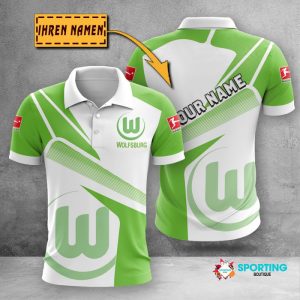 VfL Wolfsburg Polo Shirt Golf Shirt 3D PLS515
