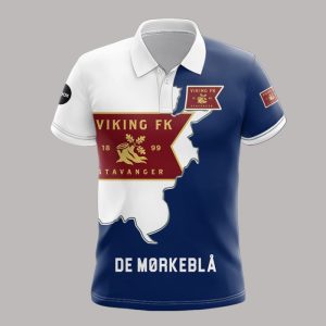 Viking Fotballklubb Polo Shirt Golf Shirt 3D PLS2272