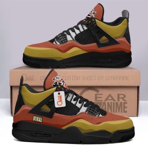 Viral Jordan 4 Sneakers Anime Personalized Shoes JD194