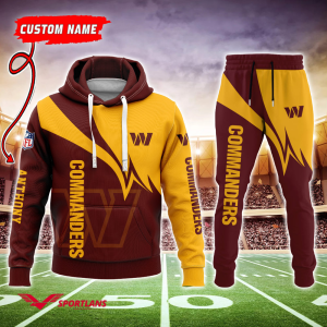 Washington Commanders NFL Combo Hoodie And Joggers Gift For Fan 2023 CHJ315