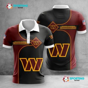 Washington Football Team Polo Shirt Golf Shirt 3D PLS1401