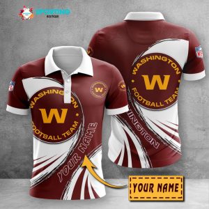 Washington Football Team Polo Shirt Golf Shirt 3D PLS2133