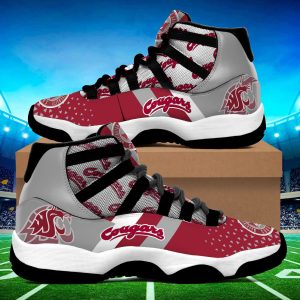 Washington State Cougars 3D NCAA Air Jordan 11 Sneaker JD110289