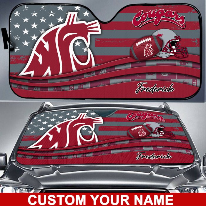 Washington State Cougars NCAA Car Sun Shade CSS0629