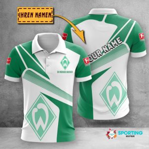 Werder Bremen Polo Shirt Golf Shirt 3D PLS510