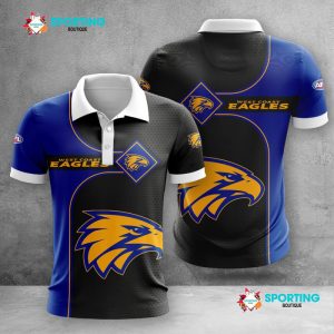 West Coast Eagles Polo Shirt Golf Shirt 3D PLS2000