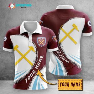 West Ham United F.C Polo Shirt Golf Shirt 3D PLS2506