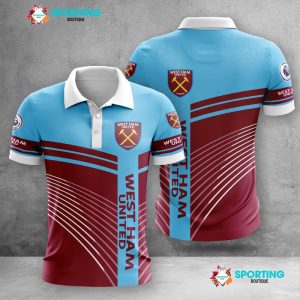 West Ham United F.C Polo Shirt Golf Shirt 3D PLS744