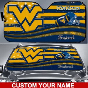 West Virginia Mountaineers NCAA Car Sun Shade CSS0630