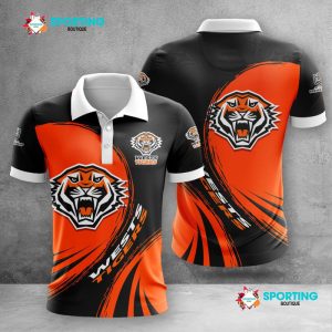 Wests Tigers Polo Shirt Golf Shirt 3D PLS2090