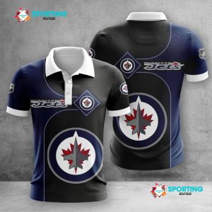 Winnipeg Jets Polo Shirt Golf Shirt 3D PLS1346
