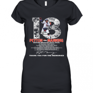 18 Peyton Manning Denver Broncos 2012 2015 Thank You For The Memories Unisex T-Shirt Kid T-Shirt LTS1306