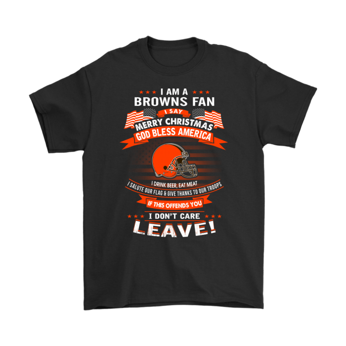 A Cleveland Browns Fan Merry Christmas God Bless America Unisex T-Shirt Kid T-Shirt LTS2057