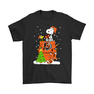 A Happy Christmas With Cincinnati Bengals Snoopy Unisex T-Shirt Kid T-Shirt LTS1786