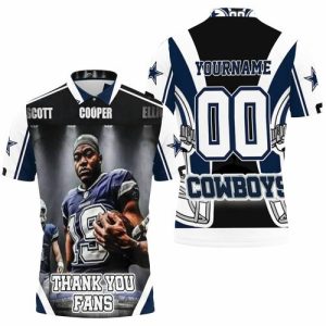 Amari Cooper 19 Dallas Cowboys NFC East Division Champions Super Bowl Personalized Polo Shirt PLS3574