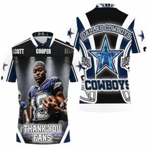 Amari Cooper #19 Dallas Cowboys NFC East Division Champions Super Bowl Polo Shirt PLS3260