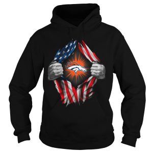 American Flag Superhero Torn Denver Broncos American Football Fans July 4th s Unisex T-Shirt Kid T-Shirt LTS1311