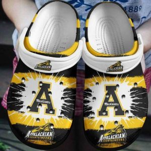 Appalachian State Mountaineers Crocs Crocband Clog Comfortable Water Shoes BCL0973