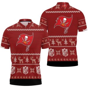 Art Tampa Bay Buccaneers NFL Ugly Christmas Polo Shirt PLS2748
