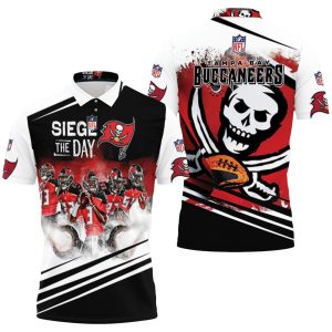 Art Tampa Bay Buccaneers Siege The Day NFC South Division Champions Super Bowl Polo Shirt PLS2747