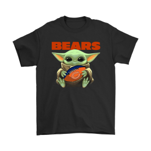 Baby Yoda Loves The Chicago Bears Star Wars Unisex T-Shirt Kid T-Shirt LTS1543