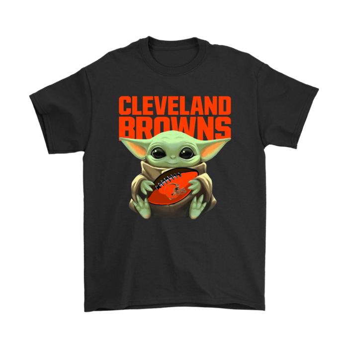 Baby Yoda Loves The Cleveland Browns Star Wars Unisex T-Shirt Kid T-Shirt LTS2078