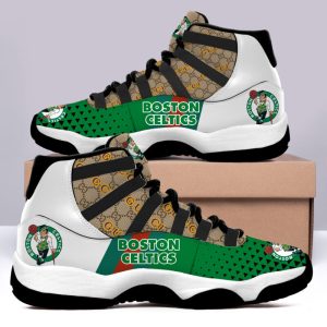 Boston Celtics x Gucci Jordan Retro 11 Sneakers Shoes BJD110526