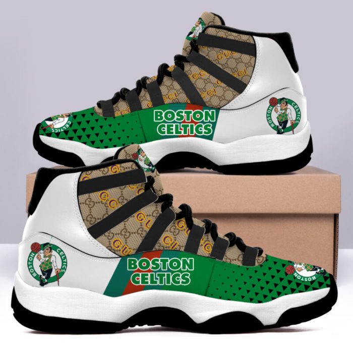 Boston Celtics x Gucci Jordan Retro 11 Sneakers Shoes BJD110526