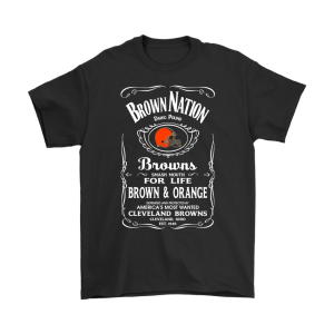 Brown Nation Dawg Pound Football Cleveland Browns Slogan Unisex T-Shirt Kid T-Shirt LTS1995