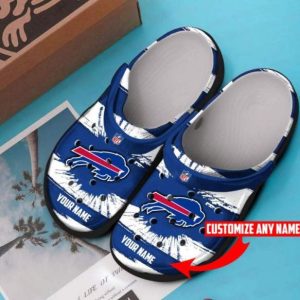 Buffalo Bills Custom Name Crocband Custom Name Crocs Crocband Clog Comfortable Water Shoes BCL1094