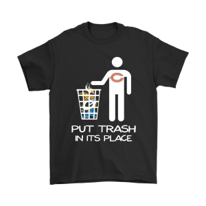 Chicago Bears Put Trash In It is Place Funny Unisex T-Shirt Kid T-Shirt LTS1552