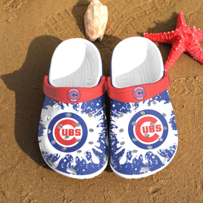 Chicago Cubs Crocs Crocband Clog Comfortable Water Shoes BCL0345