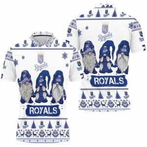 Christmas Gnomes Kansas City Royals Ugly Christmas Polo Shirt PLS2903