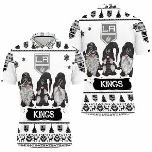 Christmas Gnomes Los Angeles Kings Ugly Christmas Polo Shirt PLS2794