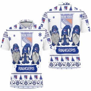 Christmas Gnomes New York Rangers Ugly Christmas Polo Shirt PLS2789
