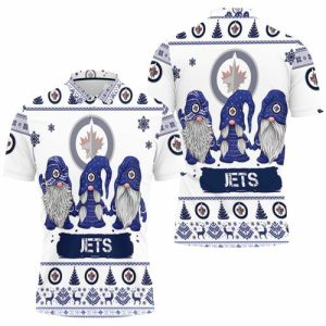 Christmas Gnomes Winnipeg Jets Ugly Christmas Polo Shirt PLS2781
