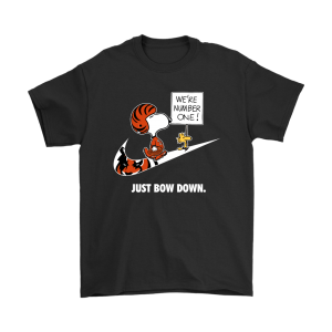 Cincinnati Bengals Are Number One - Just Bow Down Snoopy Unisex T-Shirt Kid T-Shirt LTS1779