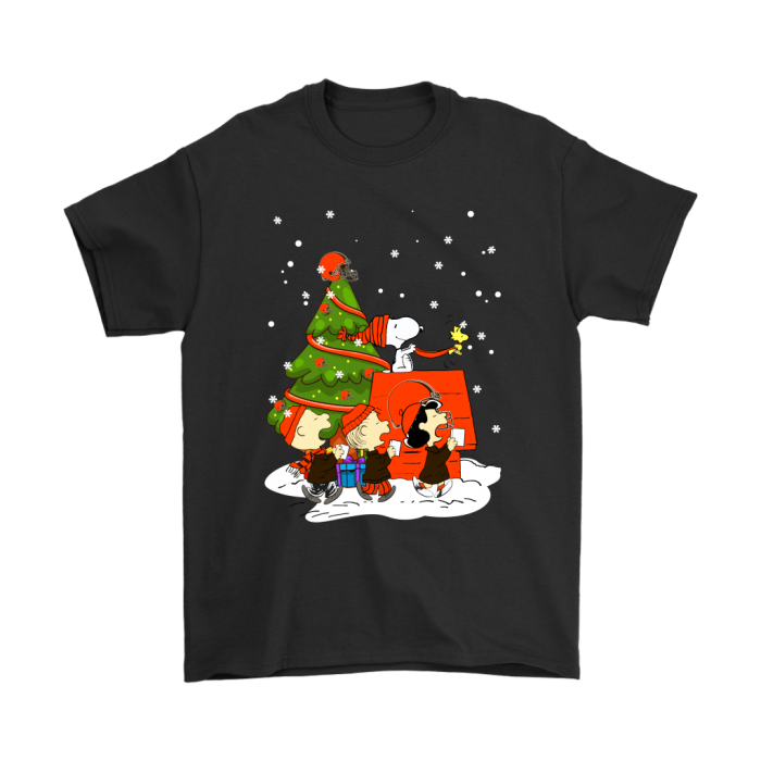 Cleveland Browns Are Coming To Town Snoopy Christmas Unisex T-Shirt Kid T-Shirt LTS2092