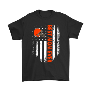 Cleveland Browns Best Mom Ever American Flag Unisex T-Shirt Kid T-Shirt LTS2004