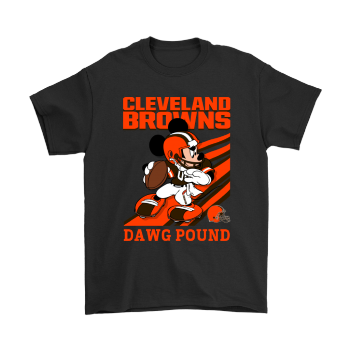 Cleveland Browns Slogan Dawg Pound Mickey Mouse Unisex T-Shirt Kid T-Shirt LTS2048